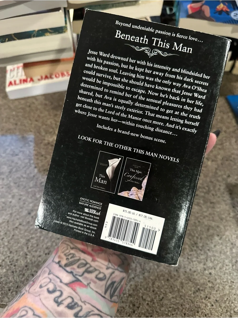Beneath This Man by Jodi Ellen Malpas - Black Paperback